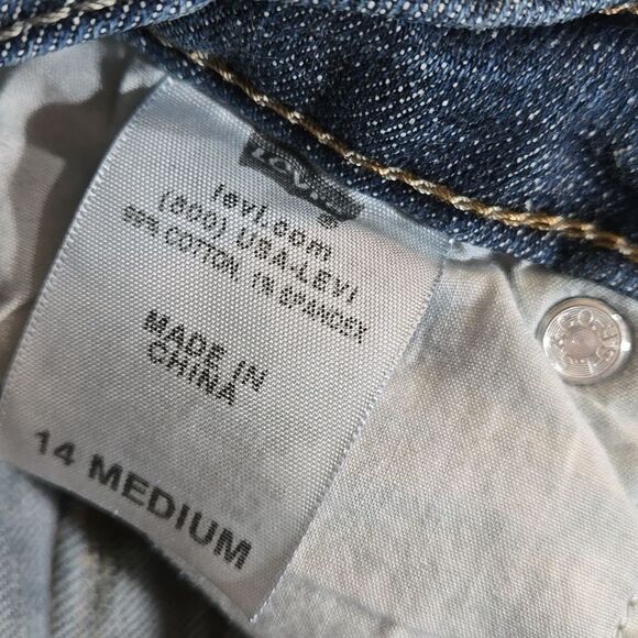 Levi's Perfectly Slimming Bootcut 512 Blue Women's Jeans Plus Size - Picture 6 of 6